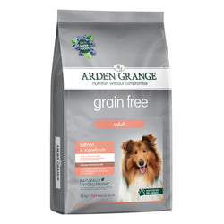 Kornfrit Arden Grange med laks, sød kartoffel og superfood, 12 kg - Arden Grange